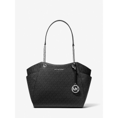  MICHAEL KORS Jet Set Nagy Logo Fekete Táska
