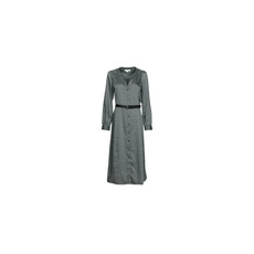 MICHAEL KORS MICHAEL Michael Kors Hosszú ruhák MK LOGO TIE MIDI DRS Fekete EU S