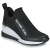 MICHAEL KORS MICHAEL Michael Kors Magas szárú edzőcipők WILLIS WEDGE TRAINER Fekete 39