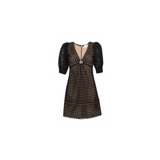 MICHAEL KORS MICHAEL Michael Kors Rövid ruhák GEO EYELET MINI DRESS Fekete EU L