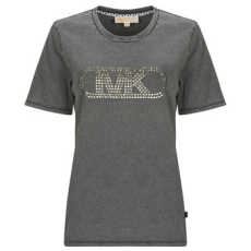 MICHAEL KORS MICHAEL Michael Kors Rövid ujjú pólók CROP GWSH EMPIRE STUD TEE Fekete EU M