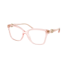 MICHAEL KORS MK4180U 3901 KOBE Light Pink Transparent Demo Lens szemüveg