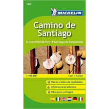 MICHELIN 160. Camino de Santiago térkép Michelin 1:150 000 térkép