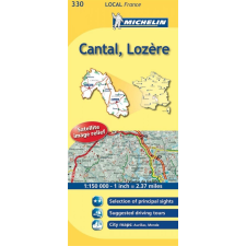 MICHELIN 330. Cantal / Lozere térkép 0330. 1/175,000 térkép