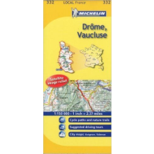 MICHELIN 332. Drome, Vaucluse térkép Michelin 1:150 000 térkép