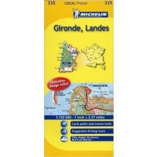 MICHELIN 335. Gironde térkép Michelin 1:150 000 térkép