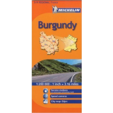 MICHELIN 519. Burgundia térkép Michelin 1:200 000 térkép