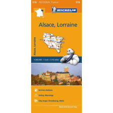 MICHELIN ALSACE LORRAINE idegen nyelvű könyv