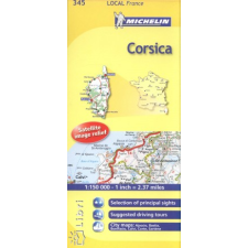 MICHELIN Corsica 1:150 000 térkép