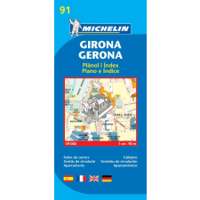MICHELIN Girona plan térkép 9091. 1/9,000 térkép
