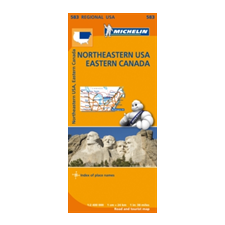 MICHELIN Northeastern USA, Northeastern Canada idegen nyelvű könyv