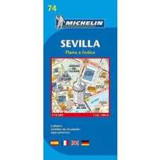 Michelin Travel Publications Map 9074 Sevilla idegen nyelvű könyv