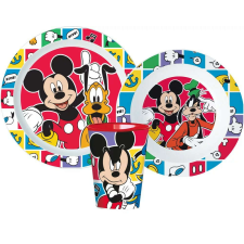 Mickey Disney Mickey micro étkészlet szett pohárral (Better Together) babaétkészlet