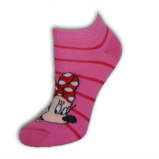 MickeyésMinnieegér Gyerek pamut titokzokni - Minnie egér - 31-34 - rózsaszín gyerek zokni