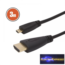 Micro HDMI kábel · 3 m audió/videó kellék, kábel és adapter