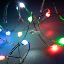 Micro-LED-es fényfüzér távirányítóval karácsonyfa izzósor