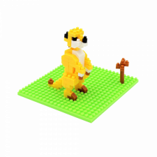  Microbricks építőkészlet földimalac 142 darab barkácsolás, építés
