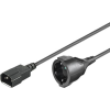 Microconnect C14 apa - schuko anya tápkábel 1m (PE130100)
