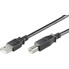 Microconnect USB 2.0 AM-BM nyomtató kábel 0.5m (USBAB05B) kábel és adapter