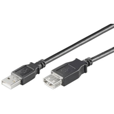 Microconnect USB 2.0 hosszabbító kábel 0.3m (USBAAF03B) kábel és adapter