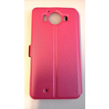 Microsoft Lumia 950 pink rózsaszín szilikon keretes könyvtok tok és táska