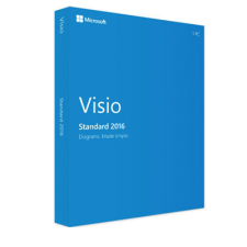 Microsoft Visio 2016 Standard (D86‐05710) irodai és számlázóprogram