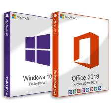 Microsoft Windows 10 Pro (FPP Retail) + Office 2019 Professional Plus (Költöztethető) (Elektronikus licenc) operációs rendszer