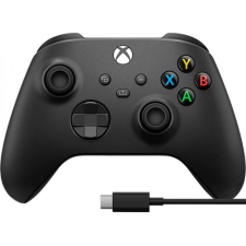 Microsoft Xbox Series X vezeték nélküli kontroller fekete + USB-C kábel videójáték kiegészítő
