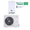 Midea MHA-V12W/D2RN8-B-IWT M-thermal osztott hőszivattyú (R32, 12kW, 3 fázis, 240l)