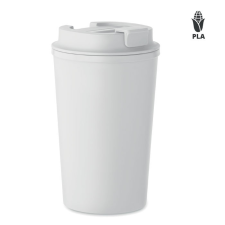 Midocean PLA duplafalú pohár 350 ml bögrék, csészék