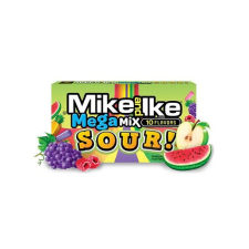 Mike and Ike Mega Mix Sour savanyú-gyümölcsös cukorkák 120g csokoládé és édesség