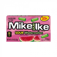  Mike and Ike Sour Watermelon savanyú görögdinnye ízű cukorkák 22g reform élelmiszer
