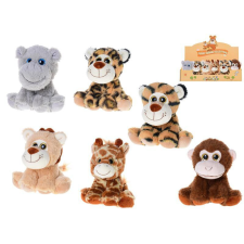 Mikro Trading Plüss állatka szívecskével 14cm plüssfigura