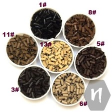 Mikrohüvely perem nélküli 11# világosbarna (100 db) hajápoló eszköz