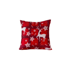  Mikroszálas párnahuzat VELVET CHRISTMAS 45x45 cm, piros lakástextília