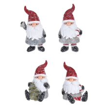  Mikulás figura poly M10-12cm dekorációs kellék