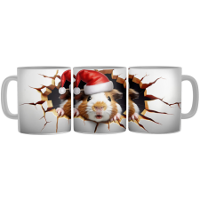  Mikulás sapkás tengerimalac - Bögre bögrék, csészék