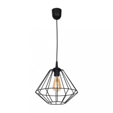 MILAGRO COLIN függőlámpa Fekete 1x E27 MILAGRO loft stílusú ipari fém világítás