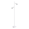 MILAGRO Fehér-króm állólámpa Milagro Flower White Chrome (ML0277) 2xGU10