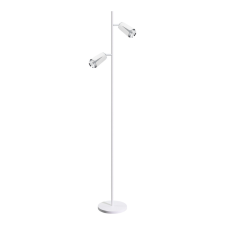 MILAGRO Fehér-króm állólámpa Milagro Flower White Chrome (ML0277) 2xGU10 világítás