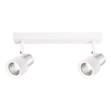 MILAGRO Fehér-króm mennyezeti spotlámpa Milagro Cino White Chrome (ML9946) 2xGU10 világítás