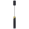 MILAGRO Fekete/arany függőlámpa Milagro Neo Black Gold (ML0284) 1xGU10