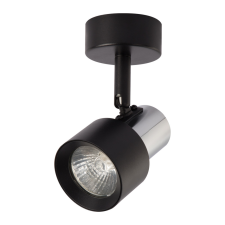MILAGRO Fekete-króm mennyezeti spotlámpa Milagro Cino Black Chrome (ML9945) 1xGU10 világítás