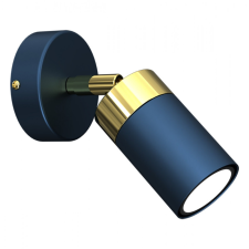 MILAGRO JOKER BLUE GOLD fali lámpa GU10 MILAGRO fém mennyezeti lámpa modern stílusban világítás