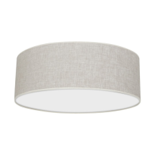 MILAGRO Plafon LED mennyezeti lámpa LINO fehér vászon 3xE27 kerek 50cm Milagro világítás