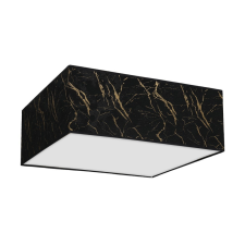 MILAGRO Plafon LED mennyezeti lámpa SENSO Black Gold Square 3xE27 Milagro világítás