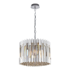 MILAGRO Prémium fém-kristály függőlámpa króm Milagro Ritz Chrome (ML0394) 7xE14