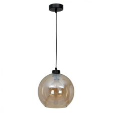 MILAGRO SOFIA függőlámpa 1xE27 MLP6578 Borostyán gömb lámpaernyő Milagro Metal + Glass világítás