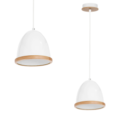 MILAGRO Studio fehér-barna függesztett lámpa (MIL-MLP8850) E27 1 izzós IP20 világítás