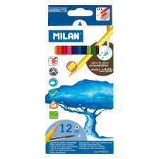 MILAN 12 db-os színes ceruza készlet Milan háromszög+ecset, akvarell F34179K12 színes ceruza